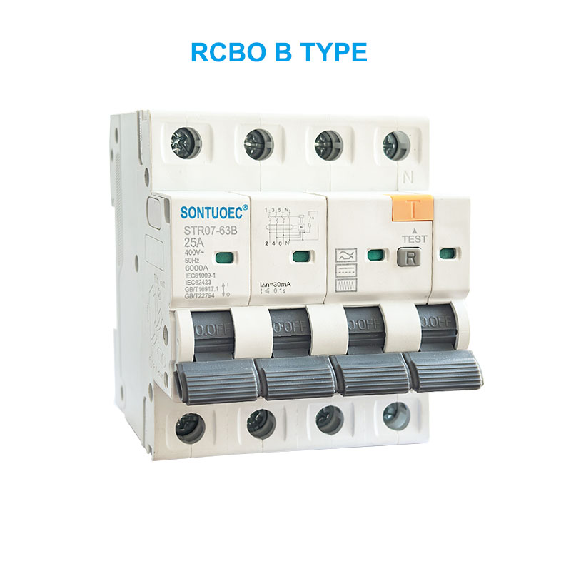 Stro7-63b rcbo b vip 2p 4p 4p боқимондаи ҷории ҷорӣ